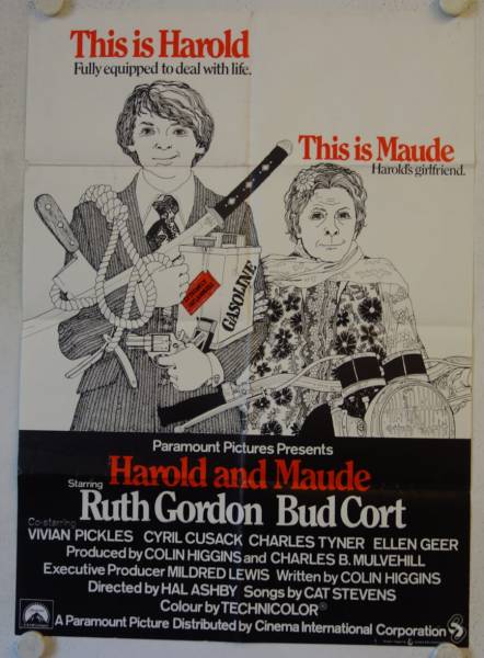 Harold und Maude originales deutsches Filmplakat